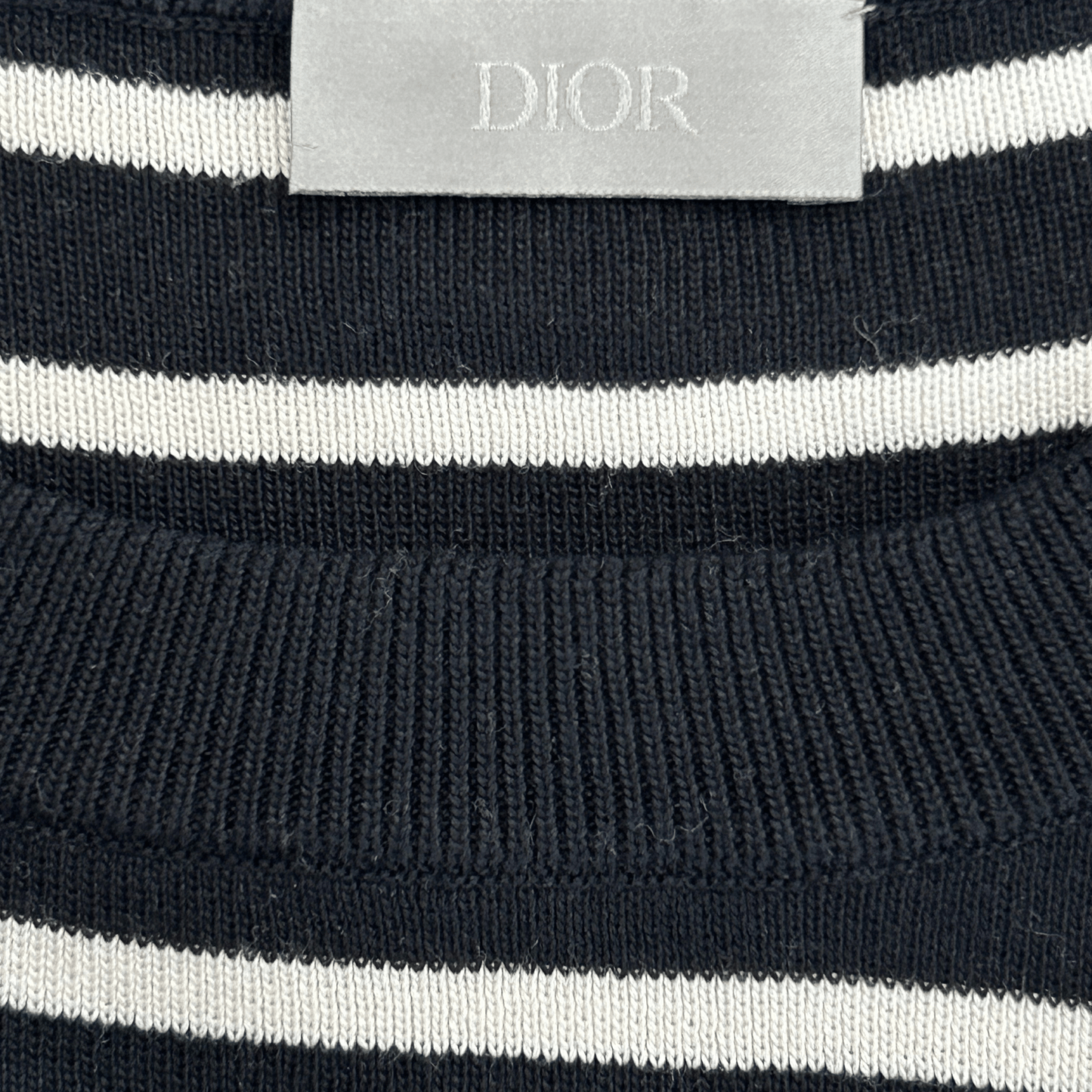 Dior Black & White Striped Logo T-Shirt - Morely TrendsDior Type here:)