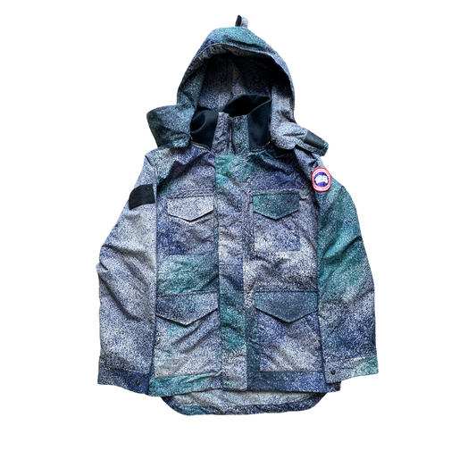Canada Goose Navy Sandstorm Camo Voyager Men's Jacket