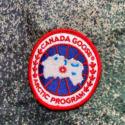 Canada Goose Navy Sandstorm Camo Voyager Men's Jacket