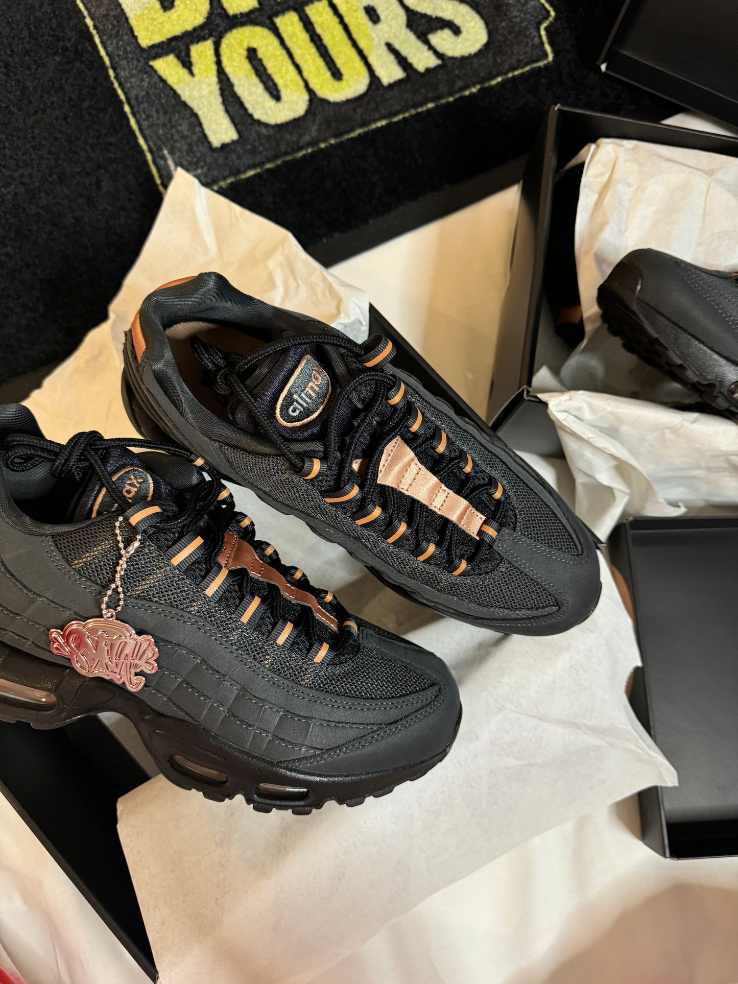Syna World x Nike Air Max 95 Black Rose Gold