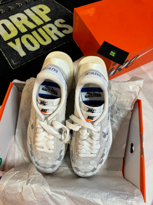 Nike Vapor Waffle Woven x sacai x Jean Paul Gaultier White
