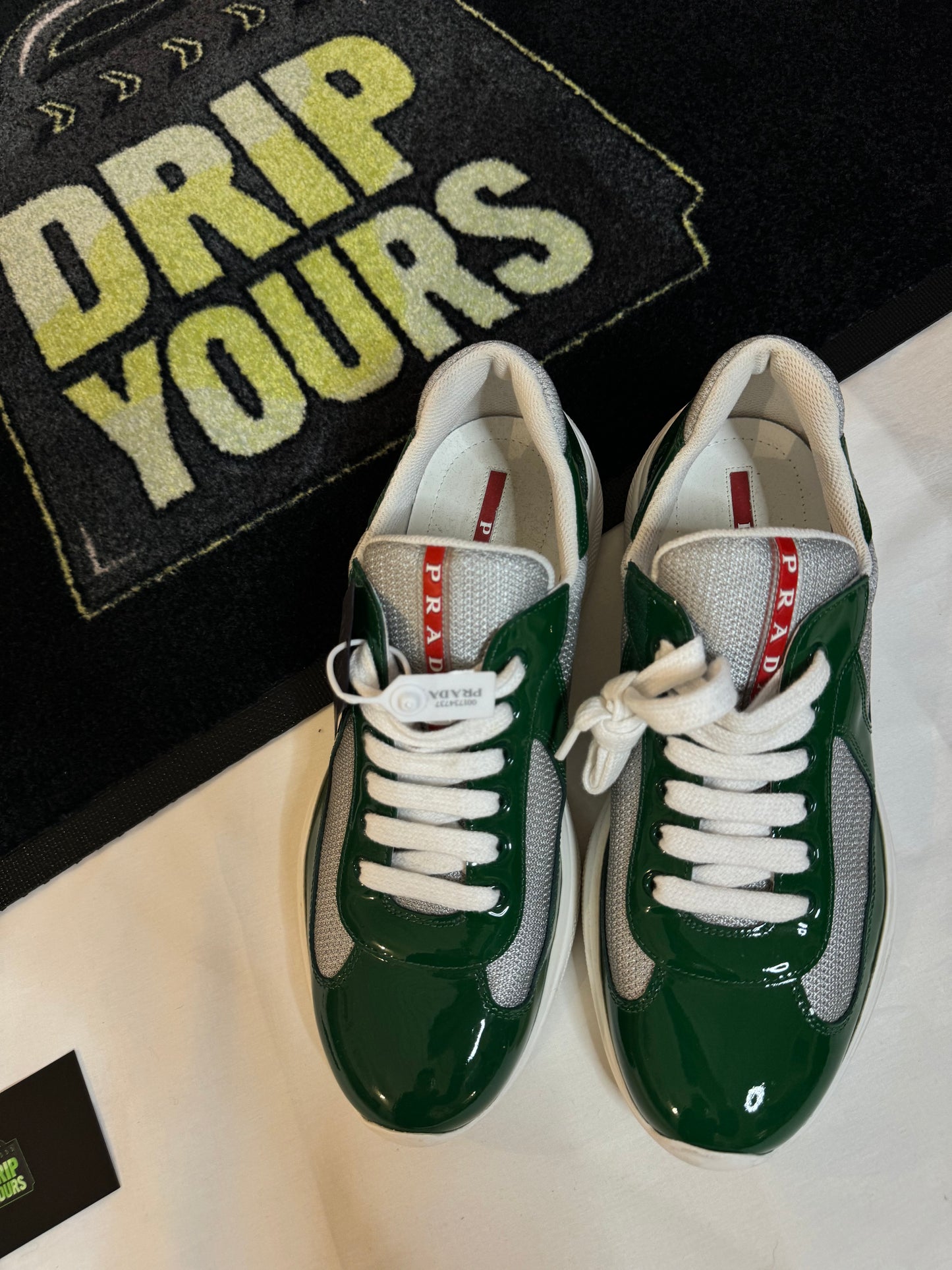Prada America's Cup biker fabric sneakers