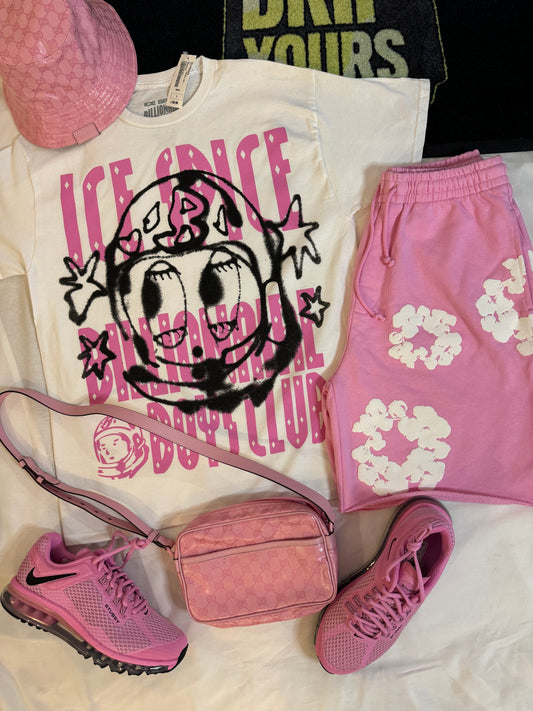 Gucci Bag & Hat, Sp5der Shorts, BBBC Tee and Nike Stussy Trainers