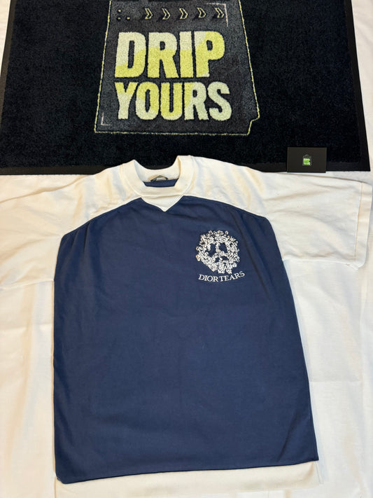 Dior x Denim Tears Short-Sleeved Sweater 'Blue/White'