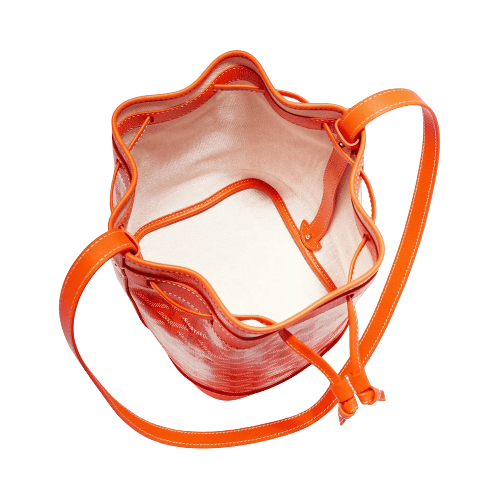 Goyard Petit Flot Bucket Bag Orange