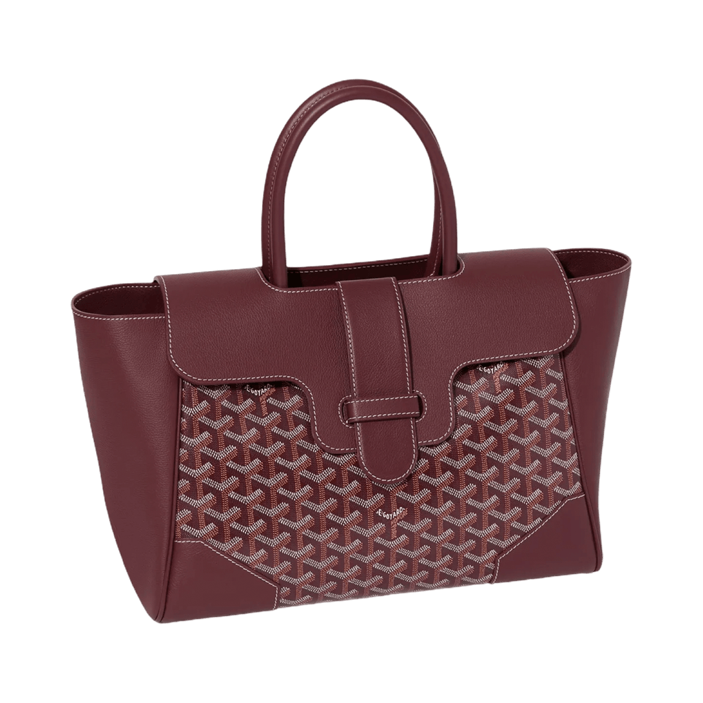 Goyard Saigon Tote Bag Burgundy