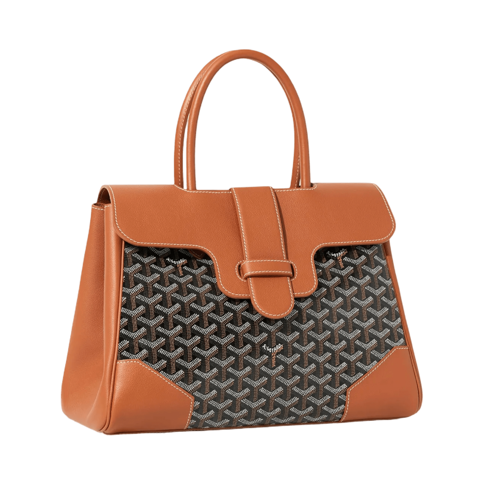 Goyard Saigon Tote Bag Black & Tan