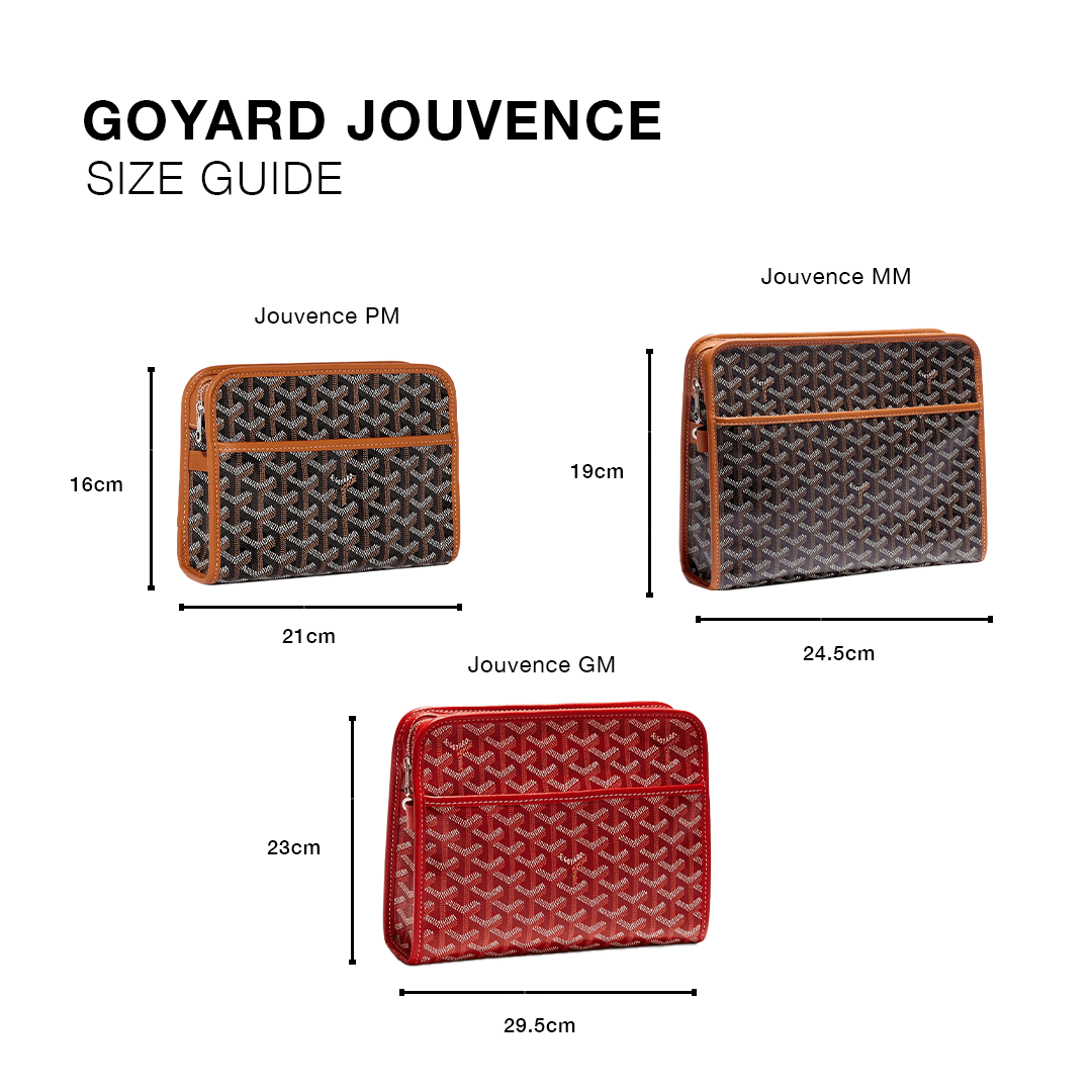 Goyard Jouvence MM Black/Tan Washbag