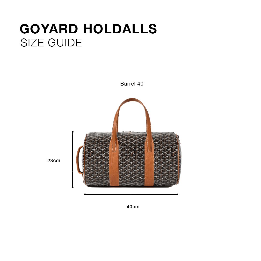 Goyard Barrel 40 Sports Bag Navy Blue