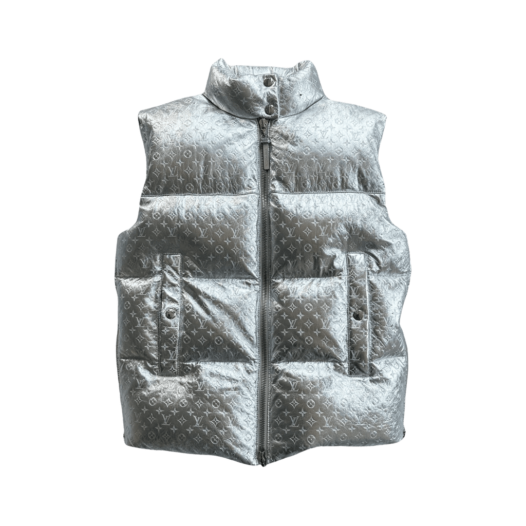 Louis Vuitton Silver Embossed Monogram Woman's Vest