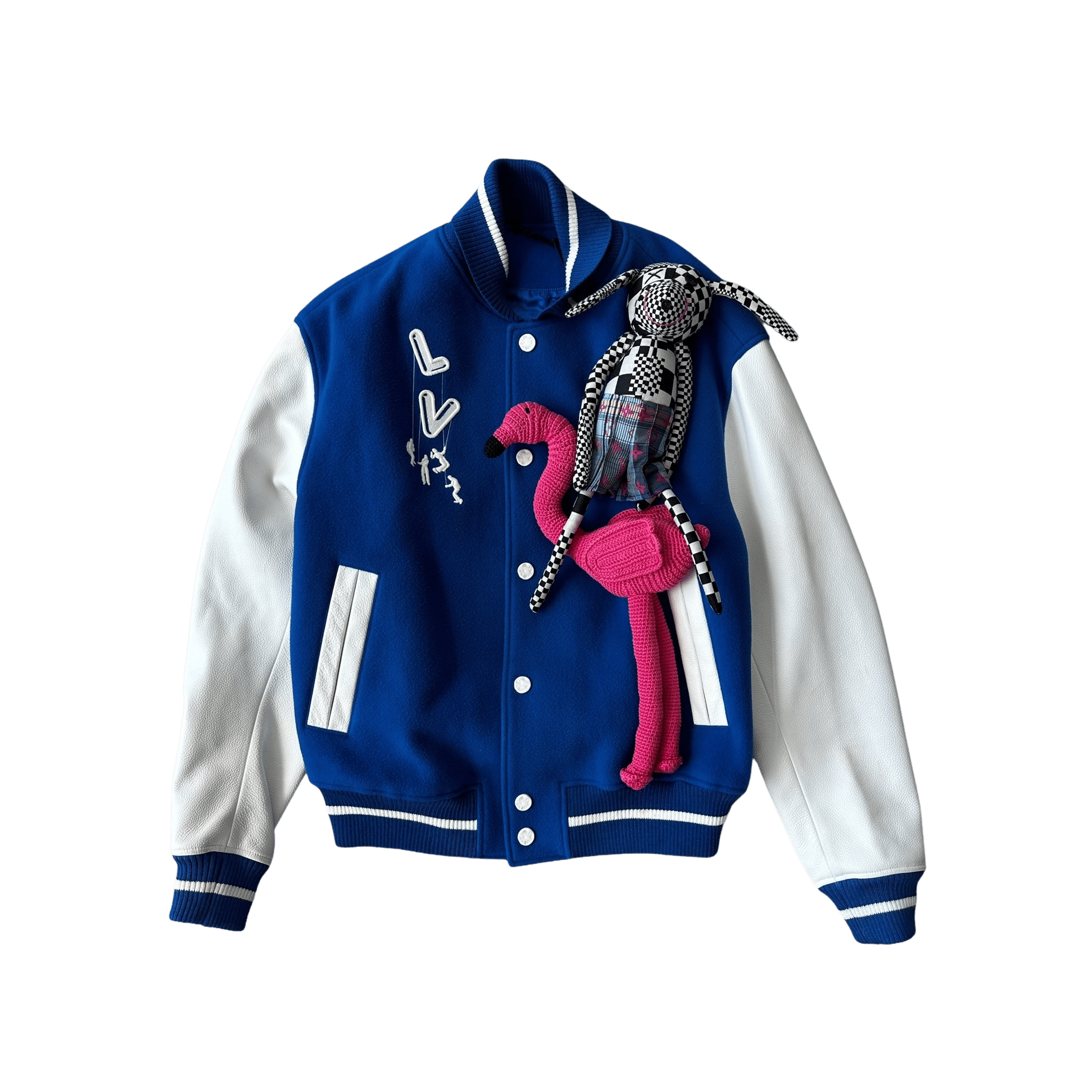Louis Vuitton Blue & White Puppet Varsity