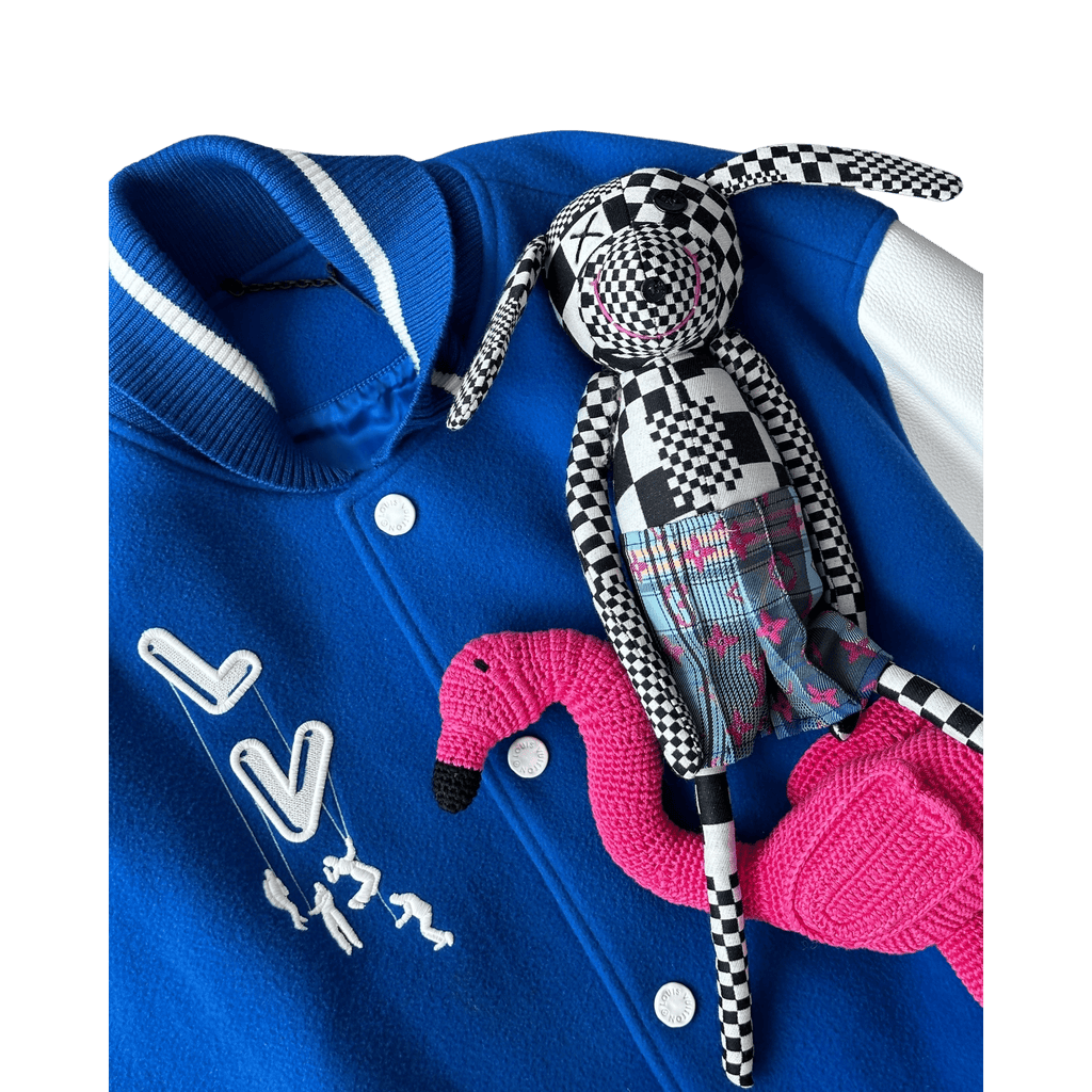 Louis Vuitton Blue & White Puppet Varsity