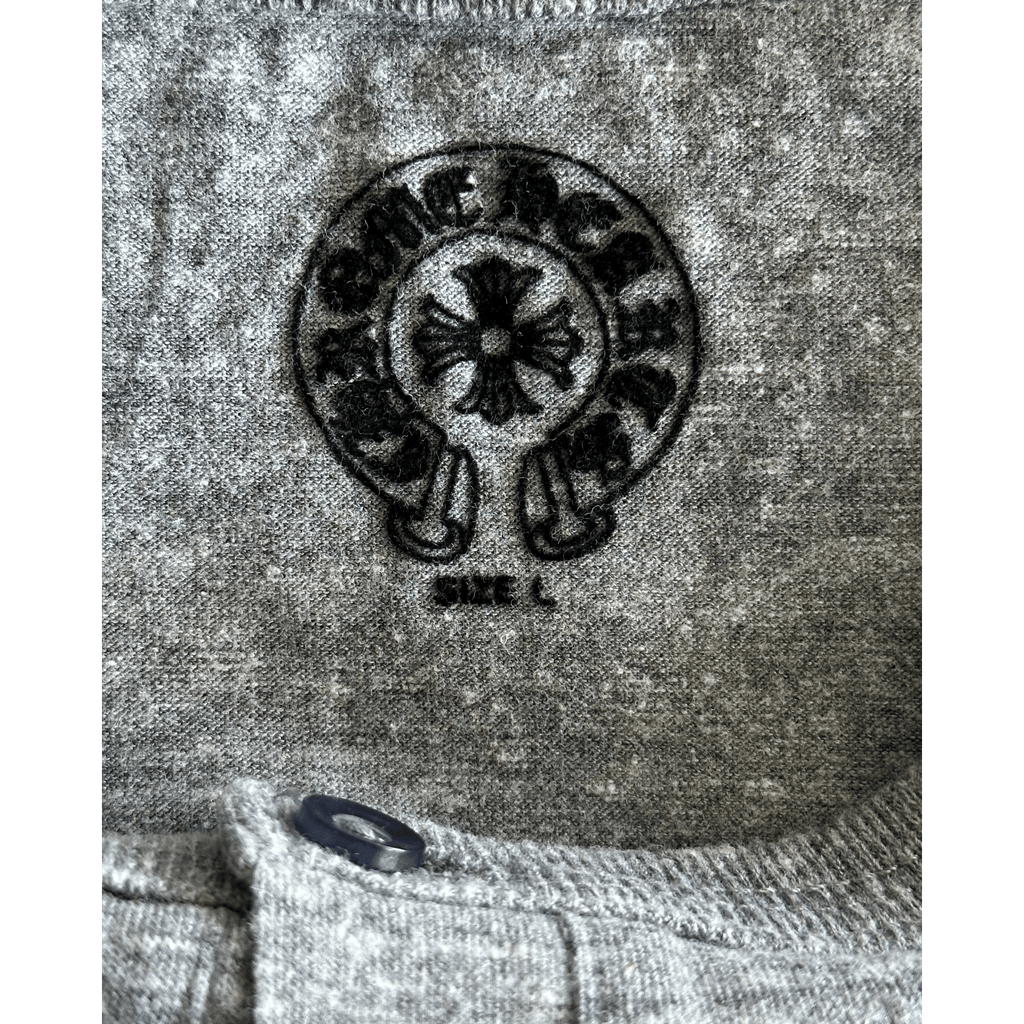 Chrome Hearts Grey & Multicolor Dagger Logo Women's T-Shirt