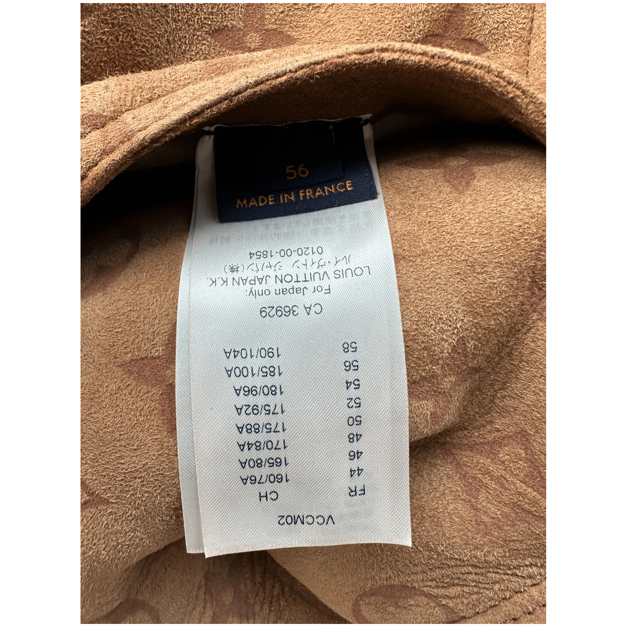 Louis Vuitton Brown Monogram Shearling Jacket