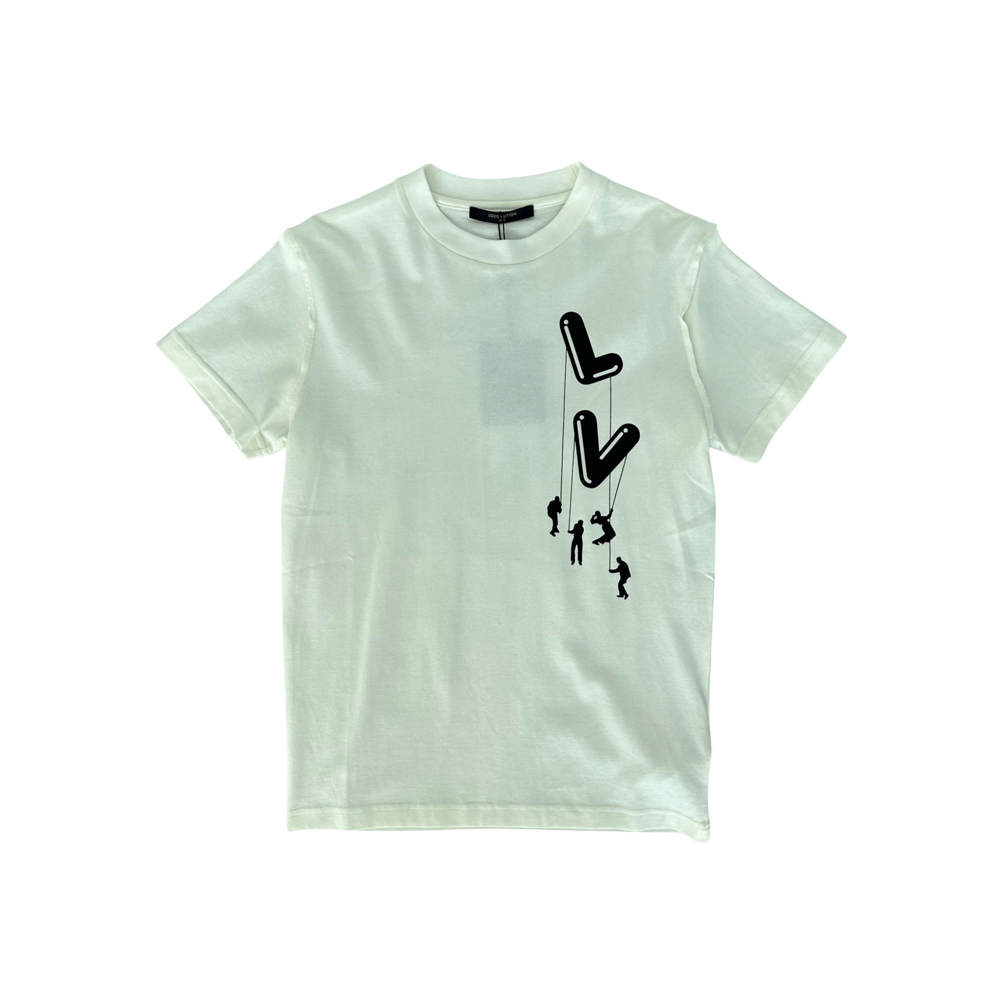 Louis Vuitton White Floating Men T-Shirt