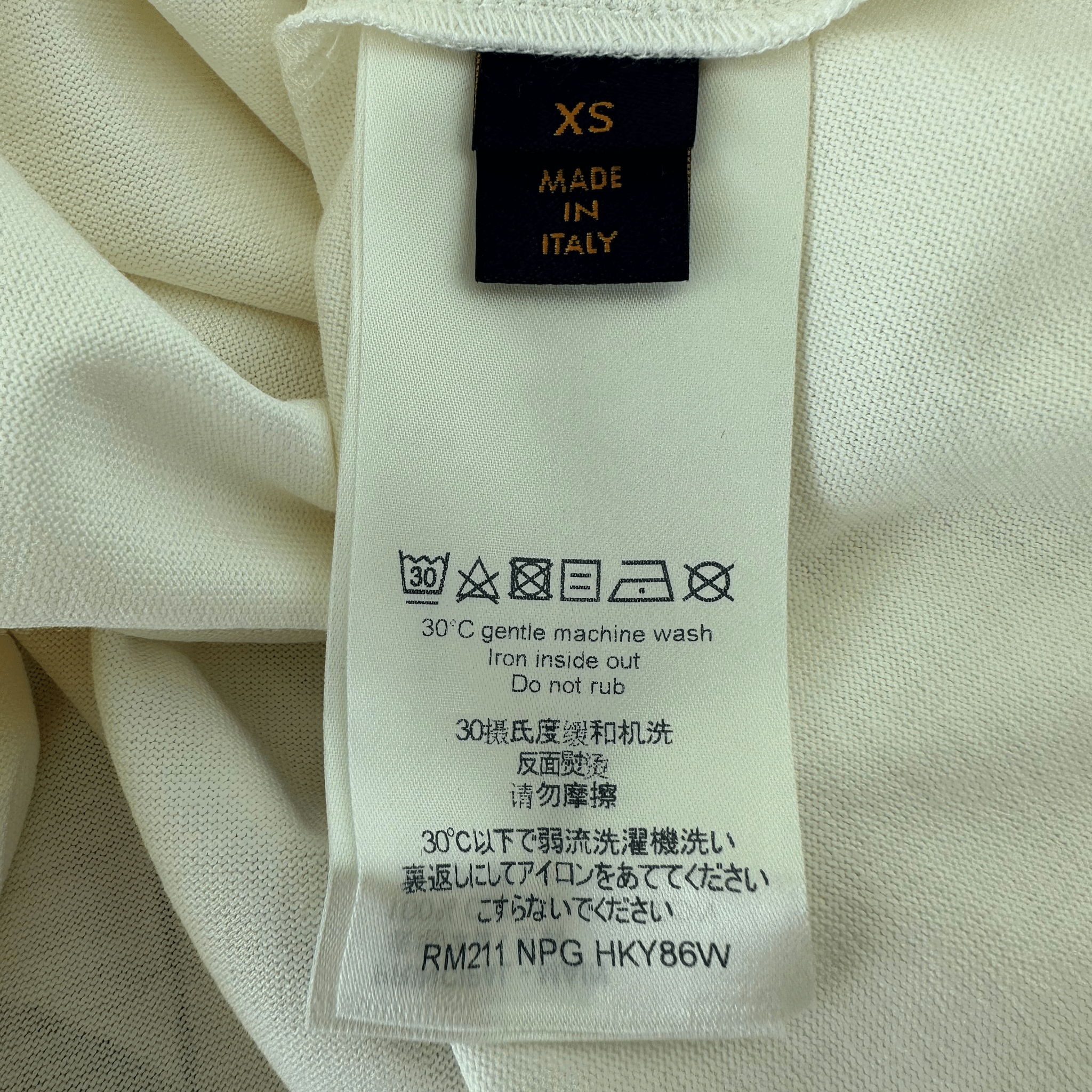 Louis Vuitton White Floating Men T-Shirt