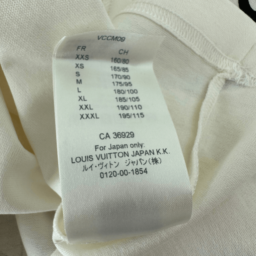 Louis Vuitton White Floating Men T-Shirt