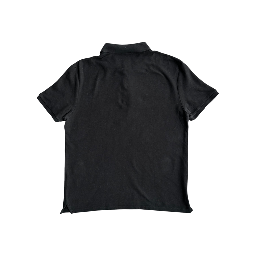 Louis Vuitton Black Embroidered Logo Polo T-Shirt