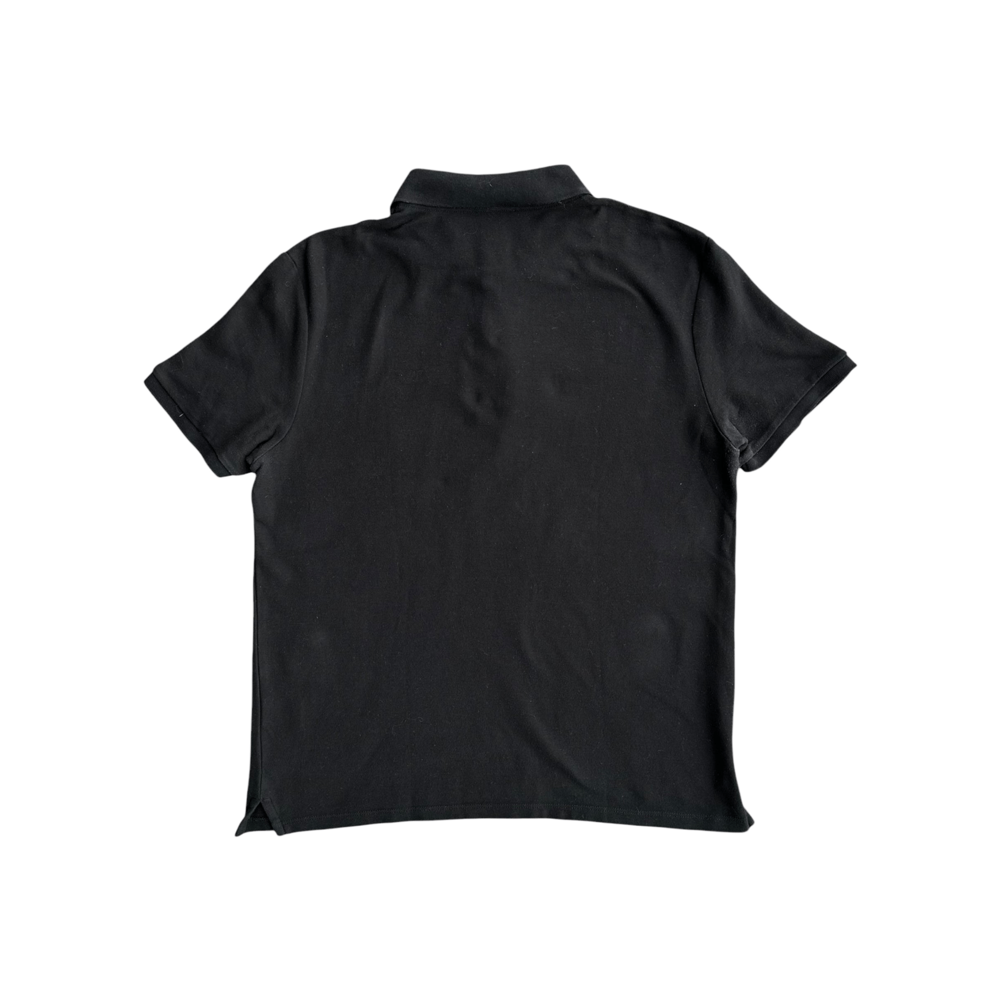 Louis Vuitton Black Embroidered Logo Polo T-Shirt