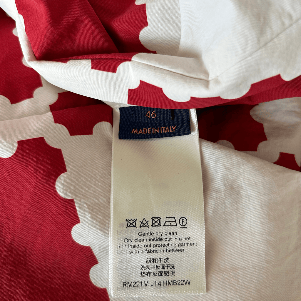 Louis Vuitton Nigo Red & White Checkered Windbreaker