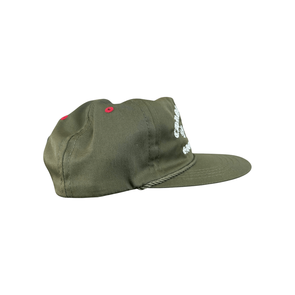Chrome Hearts Olive & White Triple Cross Embroidered Hat - Morely TrendsChrome Hearts Type here:)