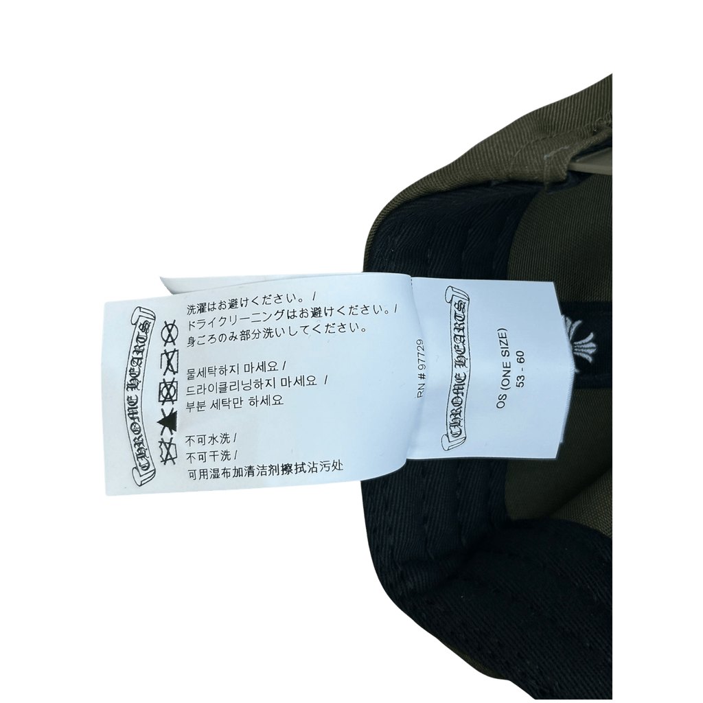 Chrome Hearts Olive & White Triple Cross Embroidered Hat - Morely TrendsChrome Hearts Type here:)