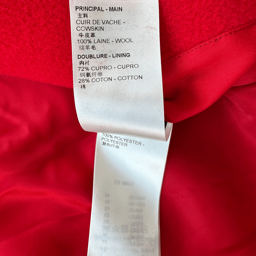 Louis Vuitton Yayoi Kusama Red & White Varsity Jacket - Morely TrendsLouis Vuitton Type here:)