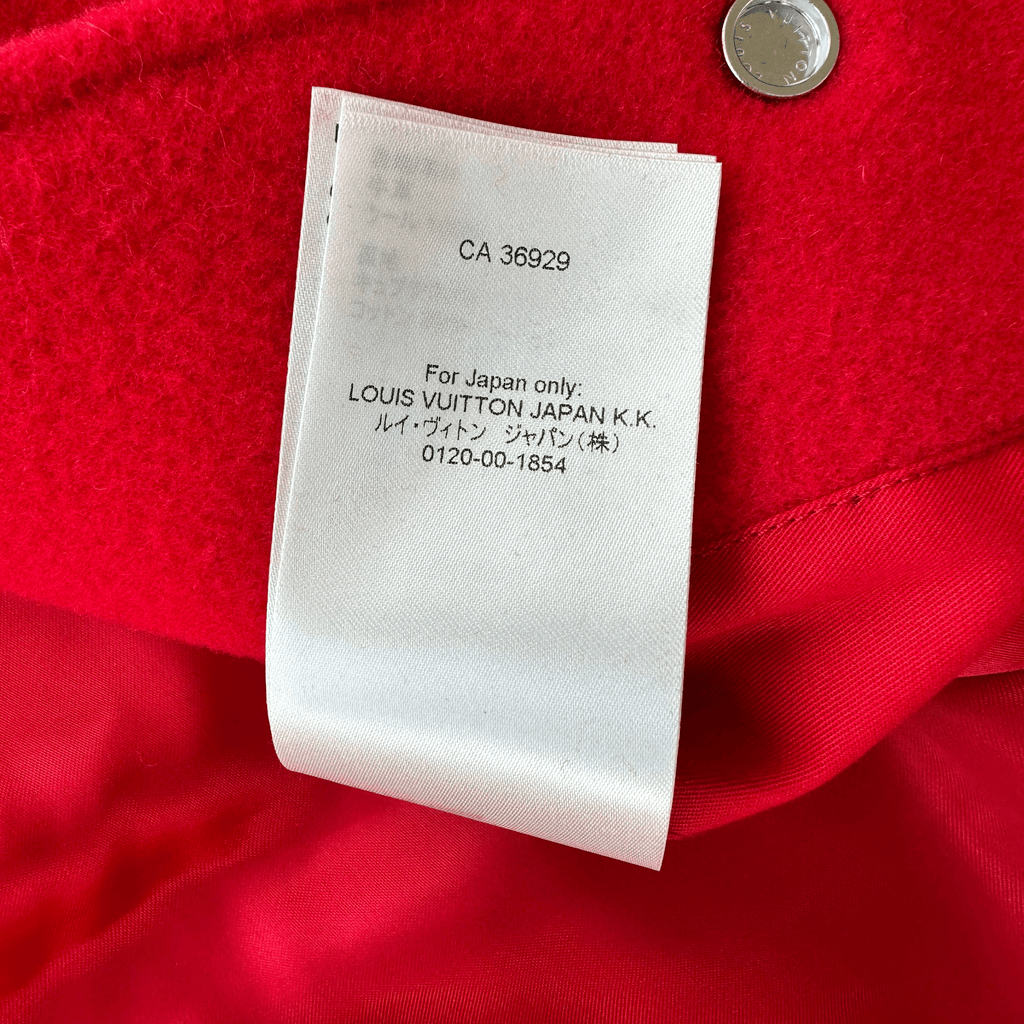 Louis Vuitton Yayoi Kusama Red & White Varsity Jacket - Morely TrendsLouis Vuitton Type here:)