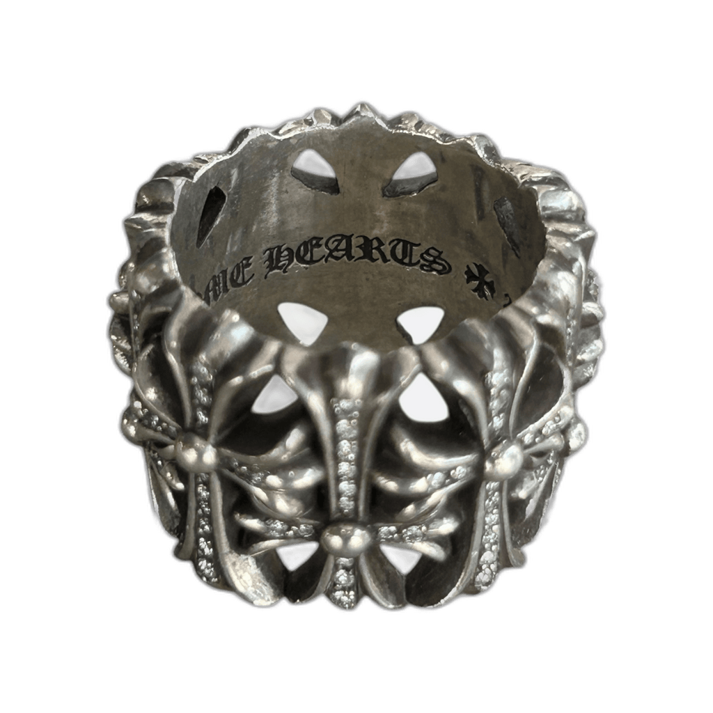Chrome Hearts Silver & Diamond Cemetery Ring - Morely TrendsChrome Hearts Type here:)