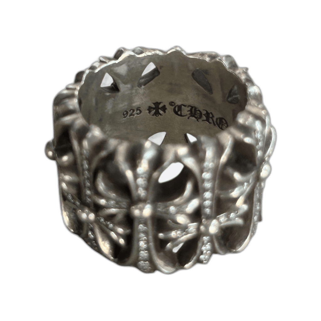 Chrome Hearts Silver & Diamond Cemetery Ring - Morely TrendsChrome Hearts Type here:)
