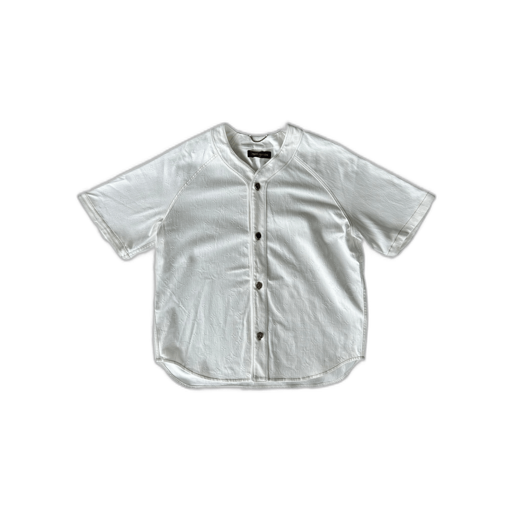 Louis Vuitton White Monogram Baseball Jersey - Morely TrendsLouis Vuitton Type here:)
