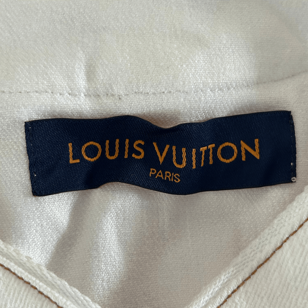Louis Vuitton White Monogram Baseball Jersey - Morely TrendsLouis Vuitton Type here:)