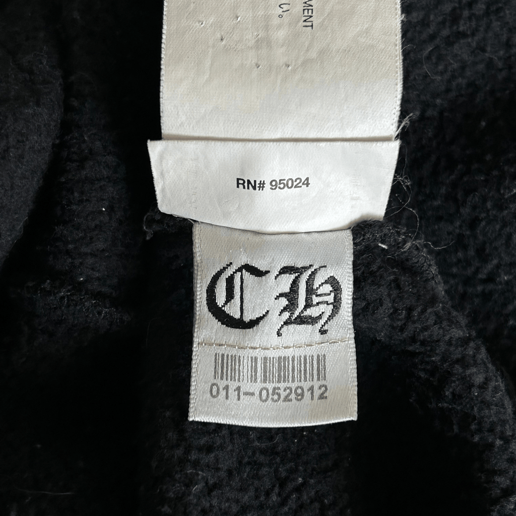 Chrome Hearts Black Leather Triple Cross Patch Zip Up Hoodie - Morely TrendsChrome Hearts Type here:)
