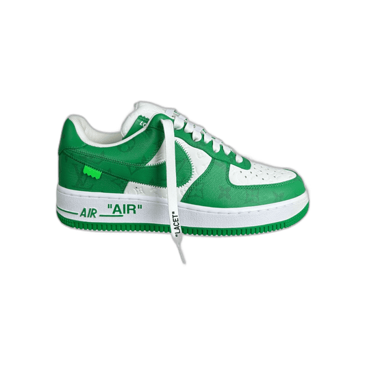 Louis Vuitton Nike Green & White Monogram Air Force 1 - Morely TrendsLouis Vuitton Type here:)