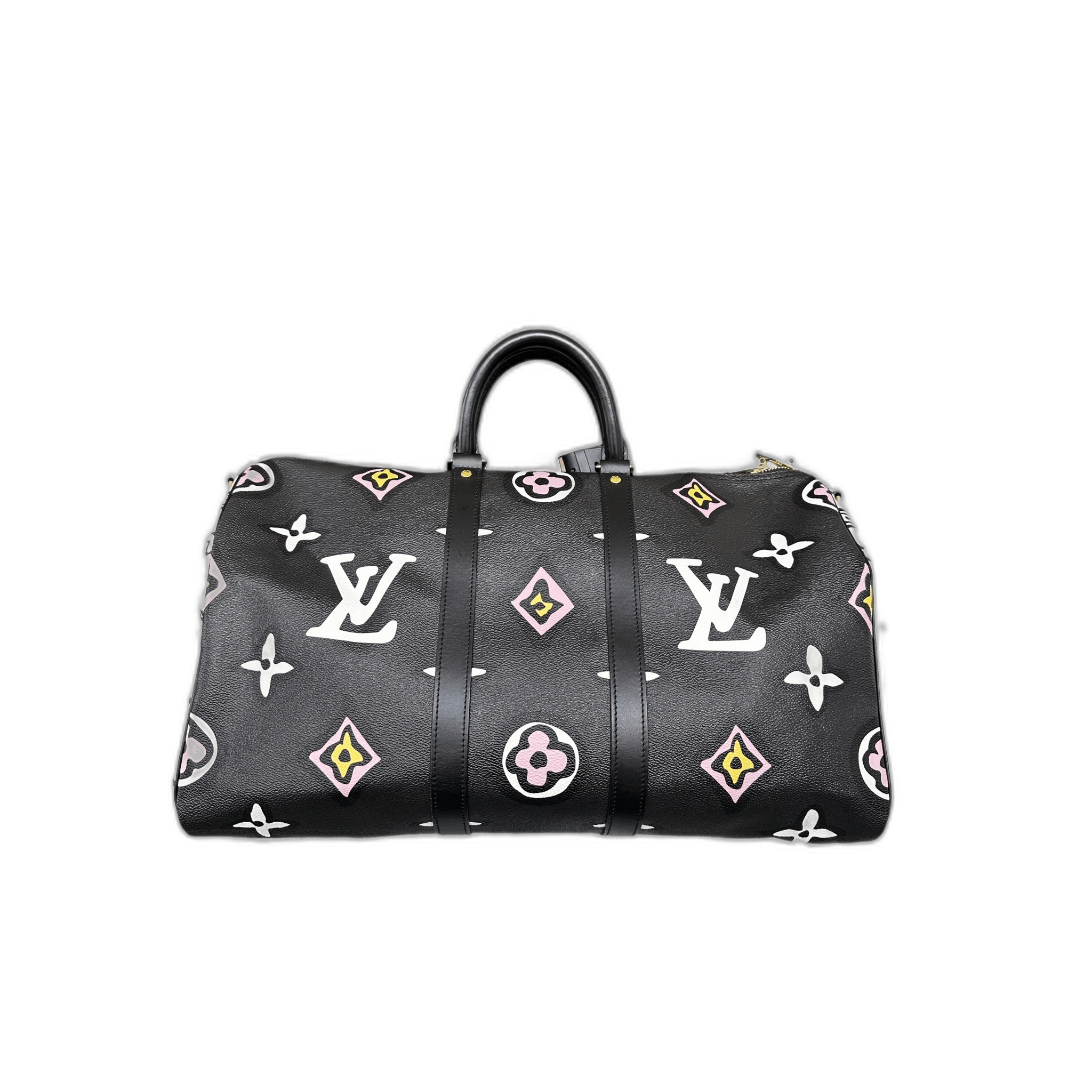 Louis Vuitton Black Wild At Heart Monogram Keepall 45 - Morely TrendsLouis Vuitton Type here:)