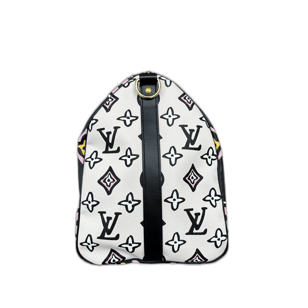 Louis Vuitton Black Wild At Heart Monogram Keepall 45 - Morely TrendsLouis Vuitton Type here:)