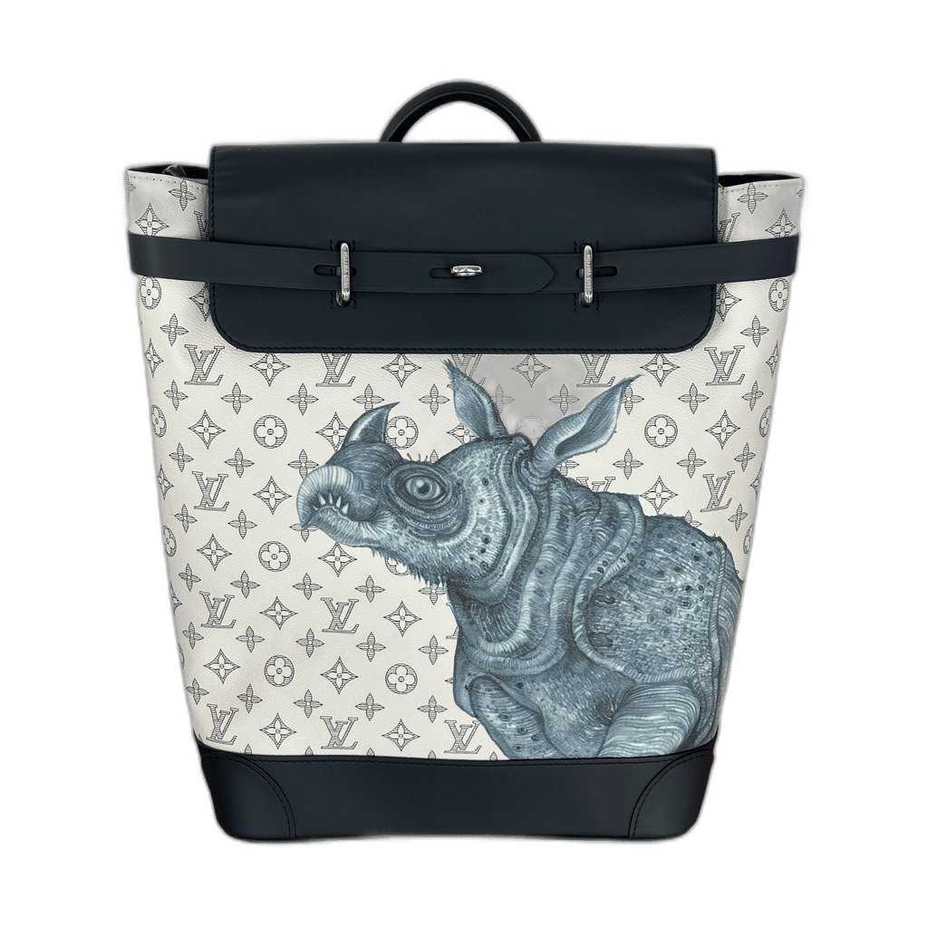 Louis Vuitton Chapman Brothers Cream Monogram Rhino Steamer Backpack - Morely TrendsLouis Vuitton Type here:)