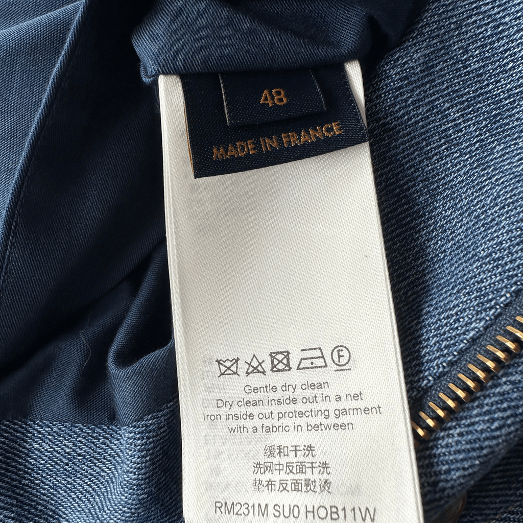 Louis Vuitton Blue Monogram Padded Denim Jacket - Morely TrendsLouis Vuitton Type here:)