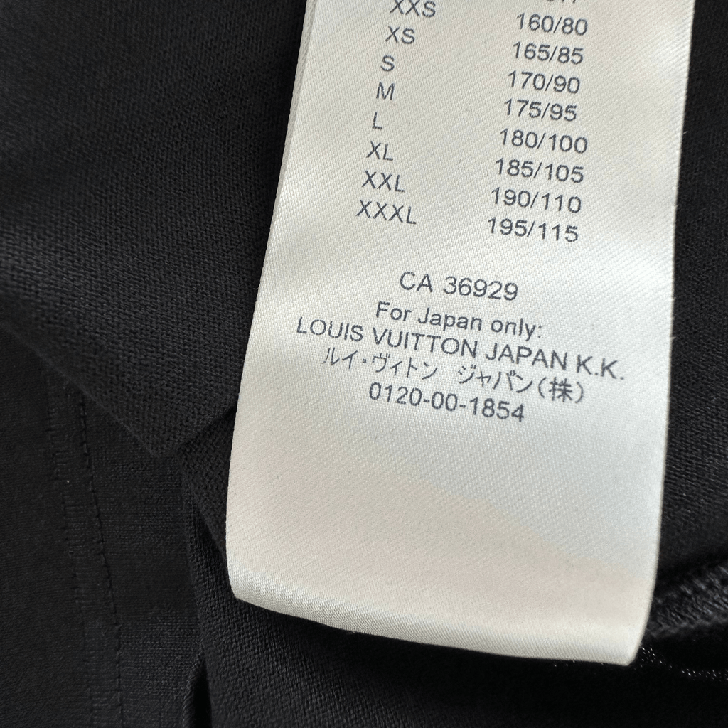 Louis Vuitton Black & White LV Stitch Logo T-Shirt - Morely TrendsLouis Vuitton Type here:)