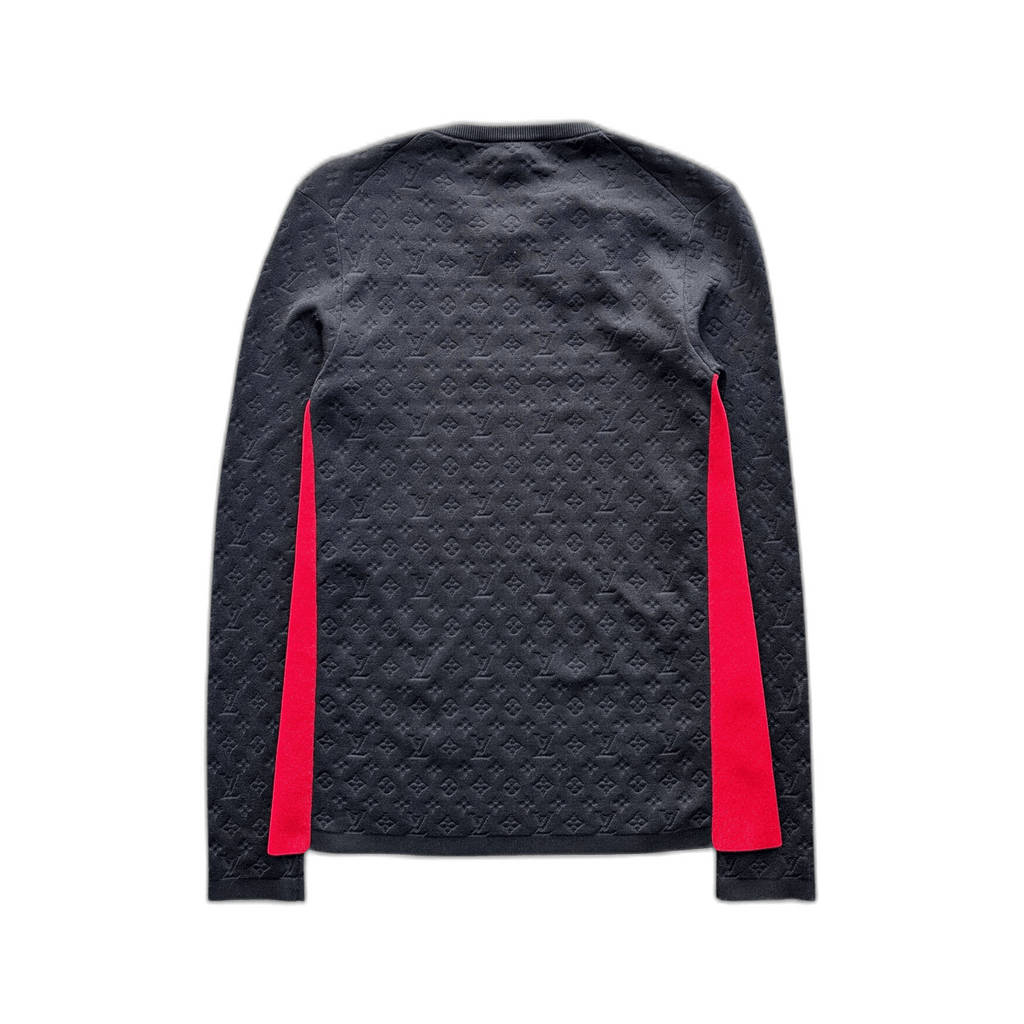 Louis Vuitton Black & Red Monogram Women's Sweater - Morely TrendsLouis Vuitton Type here:)
