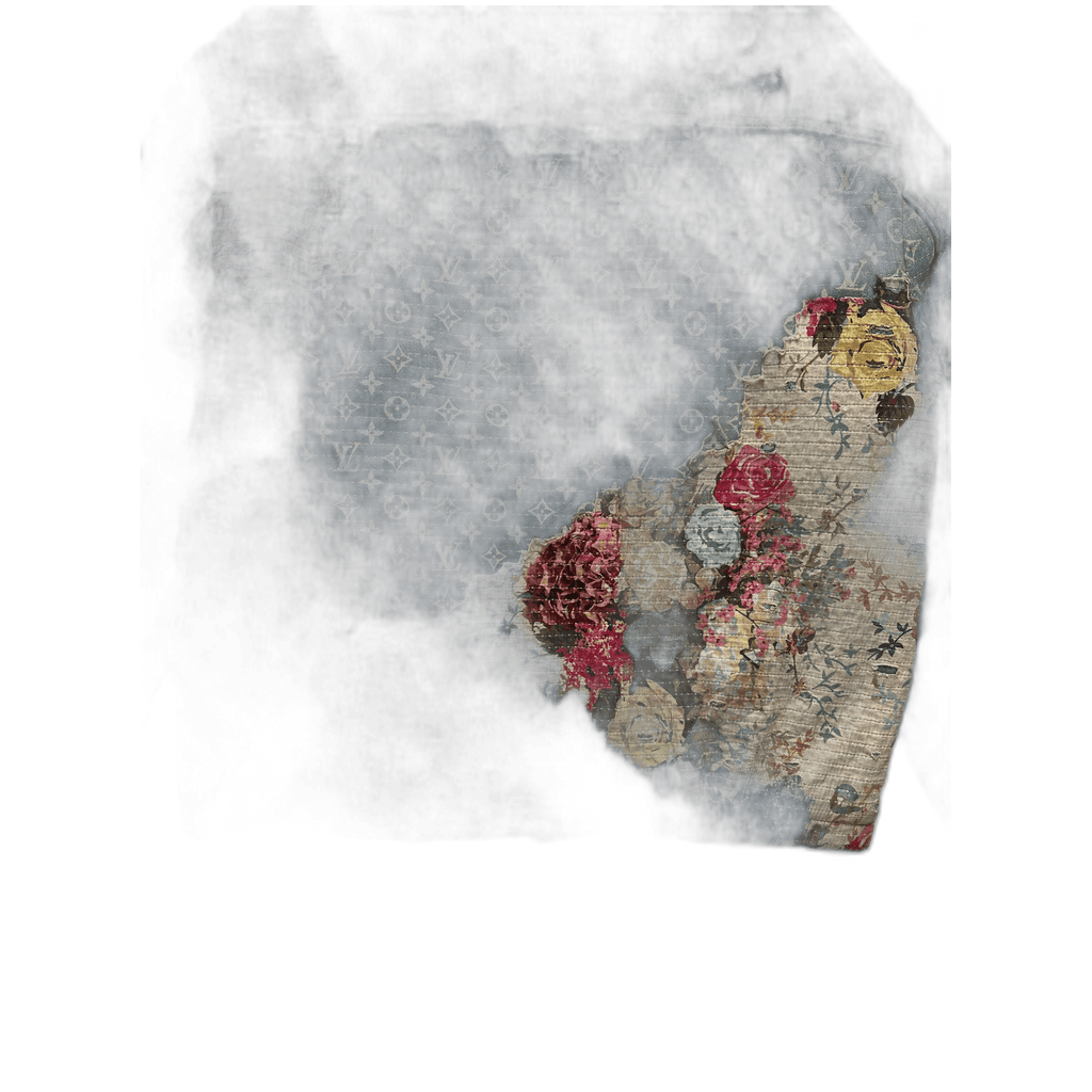 Louis Vuitton Blue Monogram Distressed Floral Workwear Jacket - Morely TrendsLouis Vuitton Type here:)