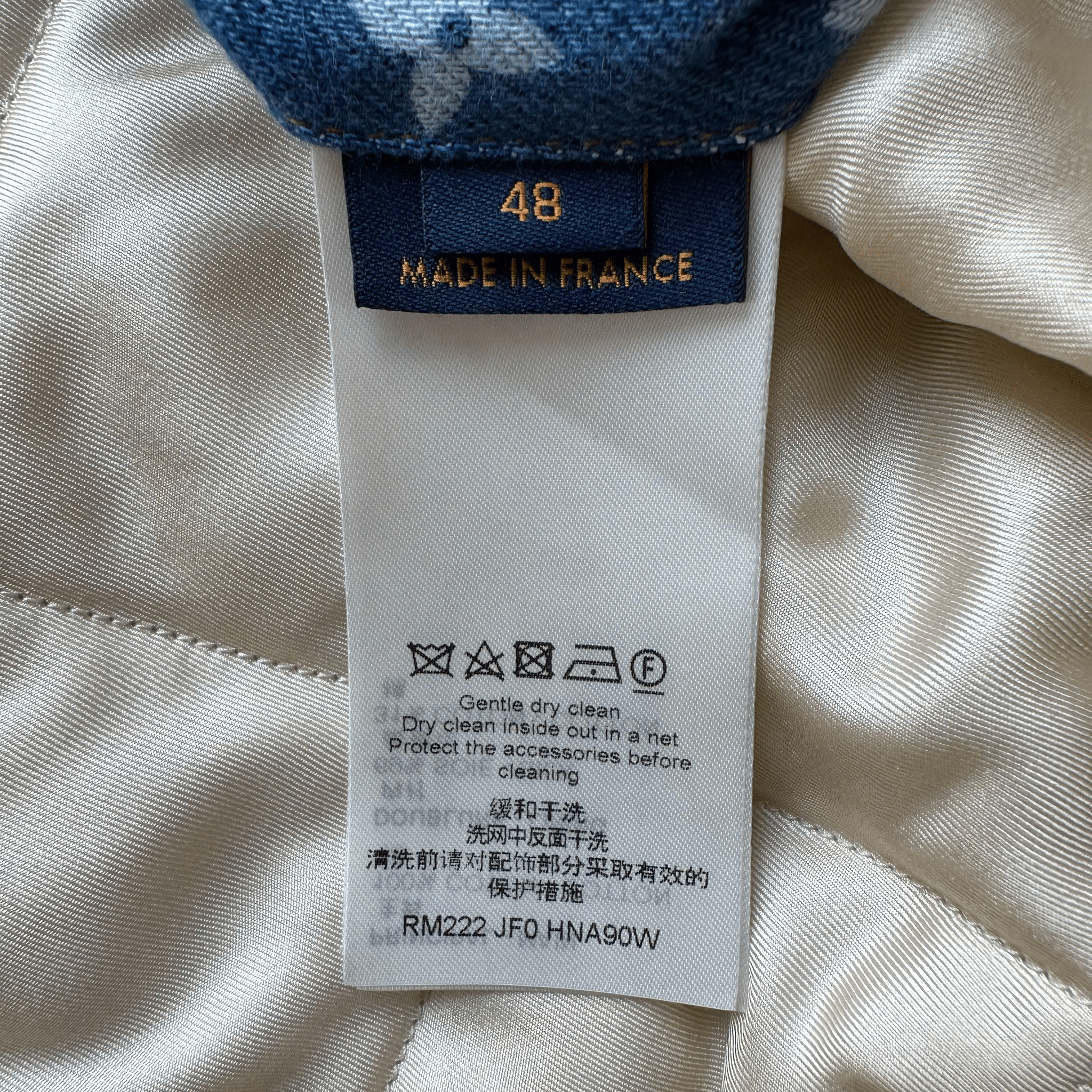 Louis Vuitton Blue Monogram Distressed Floral Workwear Jacket - Morely TrendsLouis Vuitton Type here:)
