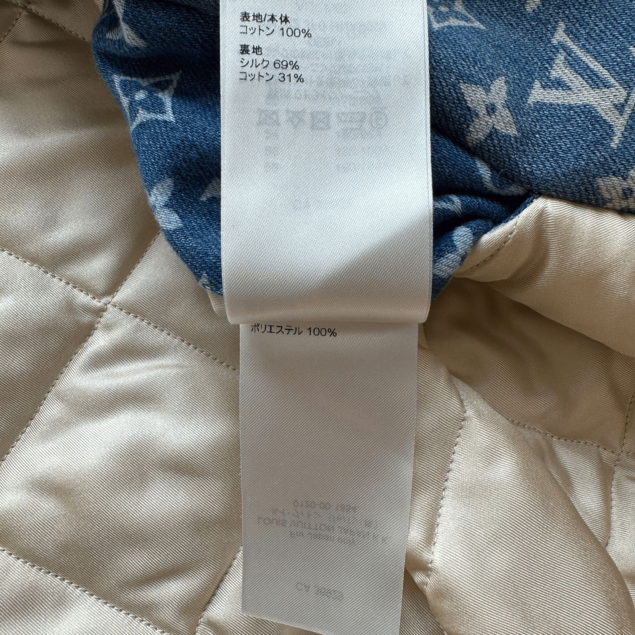 Louis Vuitton Blue Monogram Distressed Floral Workwear Jacket - Morely TrendsLouis Vuitton Type here:)
