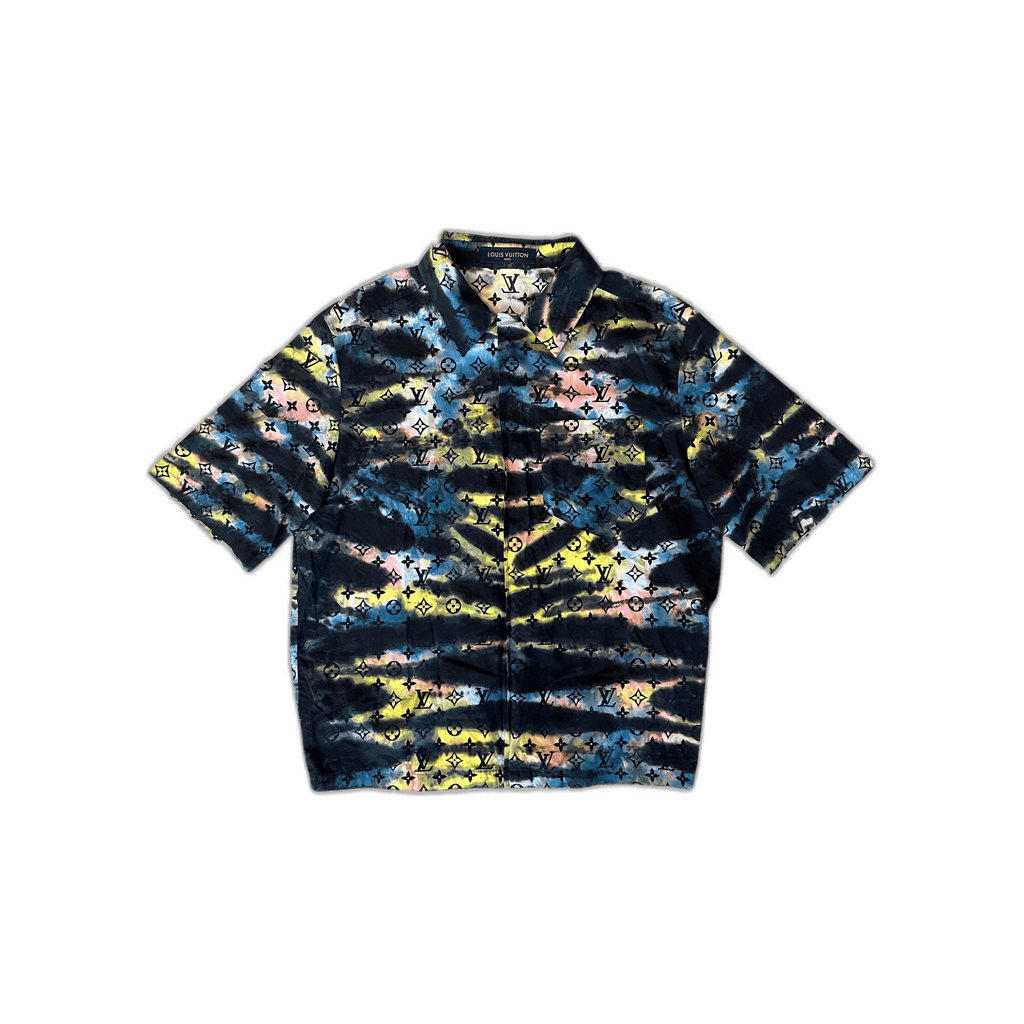 Louis Vuitton Mutlicolor Tie - Dye Camo Monogram Shirt - Morely TrendsLouis Vuitton Type here:)