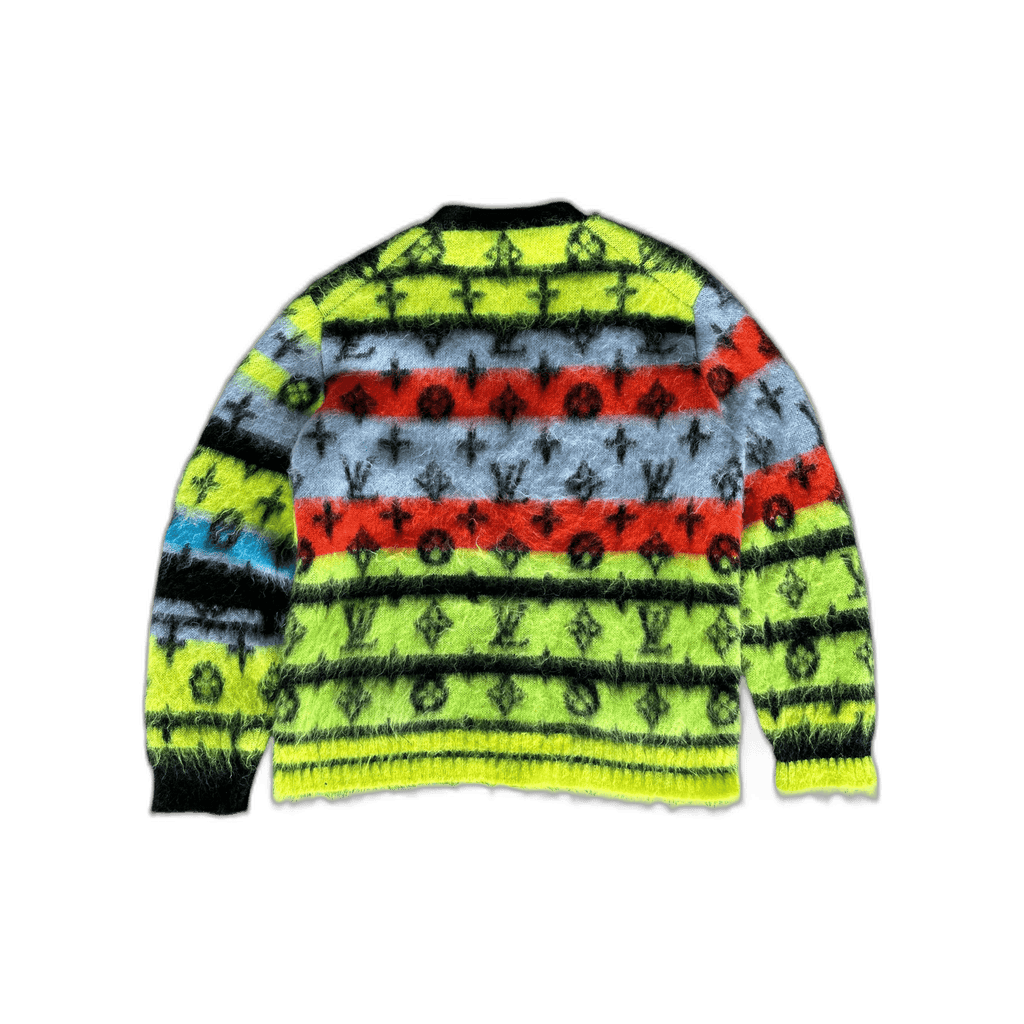 Louis Vuitton Multicolor Monogram Mohair Cardigan - Morely TrendsLouis Vuitton Type here:)