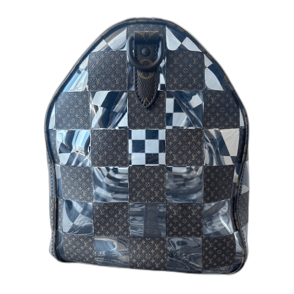 Louis Vuitton Transparent Brown Chess Monogram Keepall 50 - Morely TrendsLouis Vuitton Type here:)