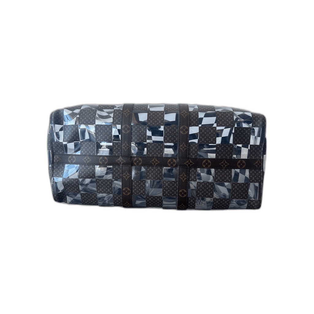 Louis Vuitton Transparent Brown Chess Monogram Keepall 50 - Morely TrendsLouis Vuitton Type here:)