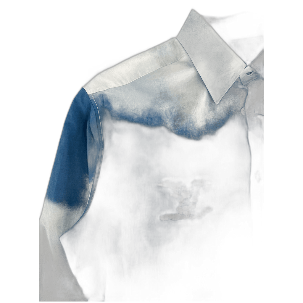 Louis Vuitton Blue & White Cloud Logo Button Up Shirt - Morely TrendsLouis Vuitton Type here:)