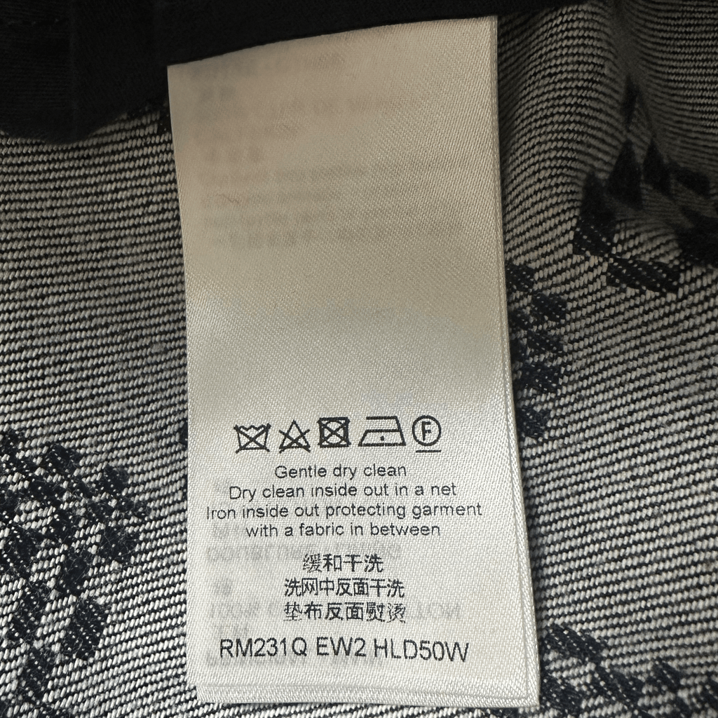 Louis Vuitton Navy Distorted Damier Print Jeans - Morely TrendsLouis Vuitton Type here:)