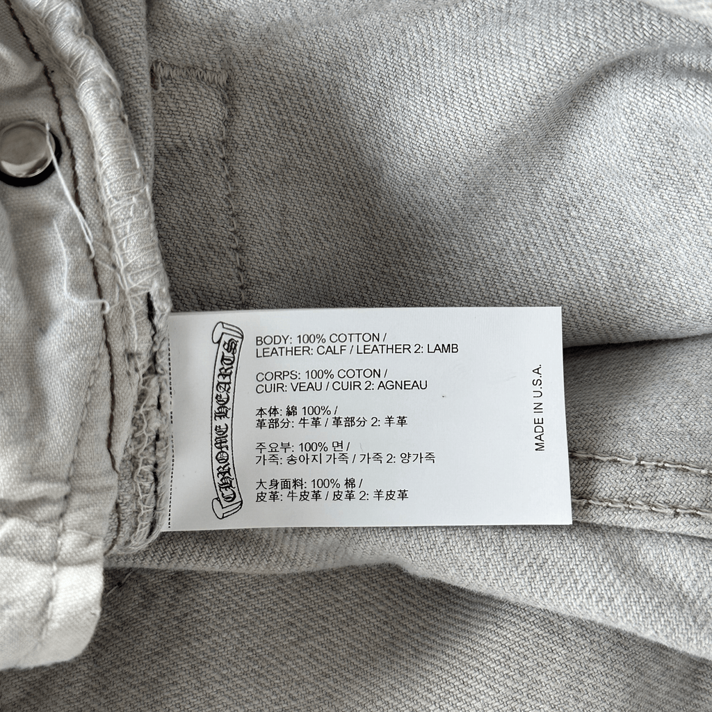 Chrome Hearts Levis White & Mixed Cross Patch Jeans - Morely TrendsChrome Hearts Type here:)